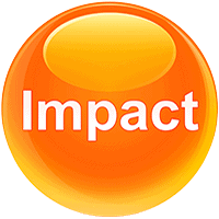Logo symbole impact